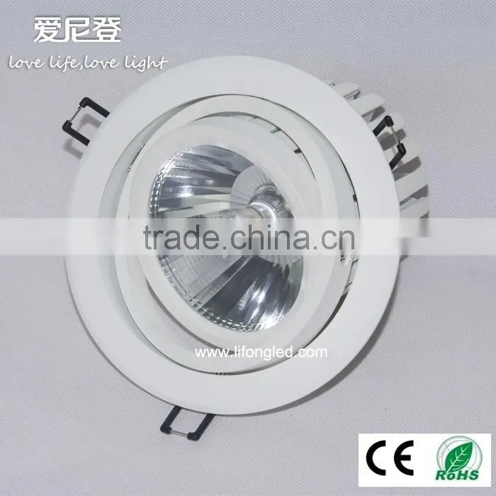 Dimmable 35W COB ceiling downlight,replace Philips metal halide lamp,pure white