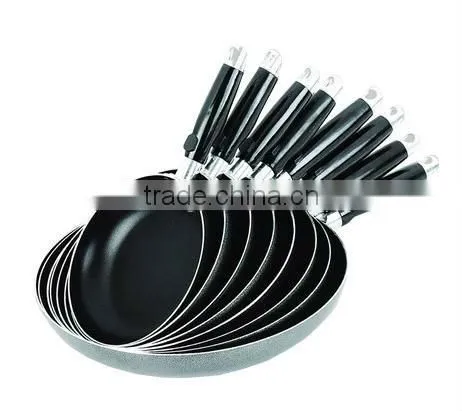 Popular non-stick aluminum frying pan sets three sizes cookware set