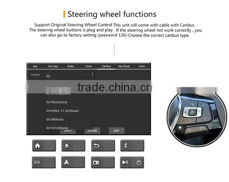 7 Inch Wifi Android 5.1.1 car audio dvd player gps navigation system for Opel Antara