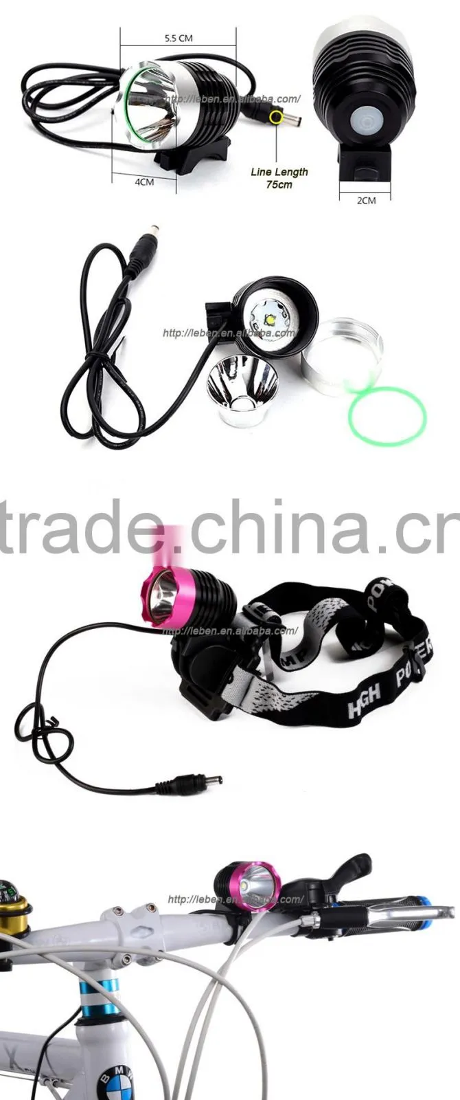 Direct from factory headlamp camping led head lamp rechargeable headlight with low price