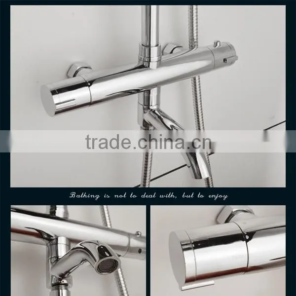 CONSTAR 304 STAINLESS STEEL SHOWER PANEL WITH TERMOSTATIC FAUCET