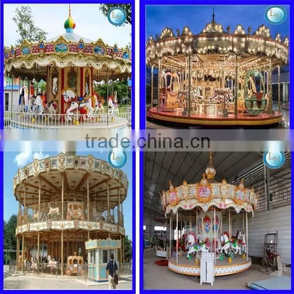 Christmas Mini Cute Musical Carnival Rides Merry Go Round for Kids