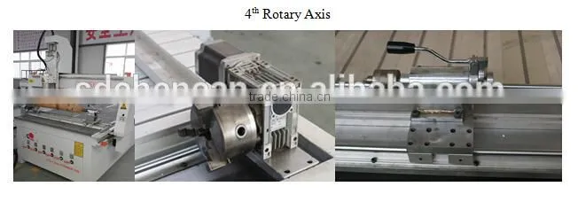 Alibaba Supplier Cylinder CNC Router Machine with Rotary Axis CC-M1325AG