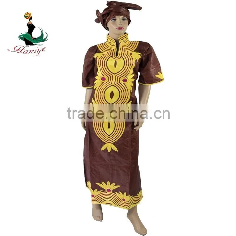 bazin riche dress 2016 long rich bazin dress embroidery for lady