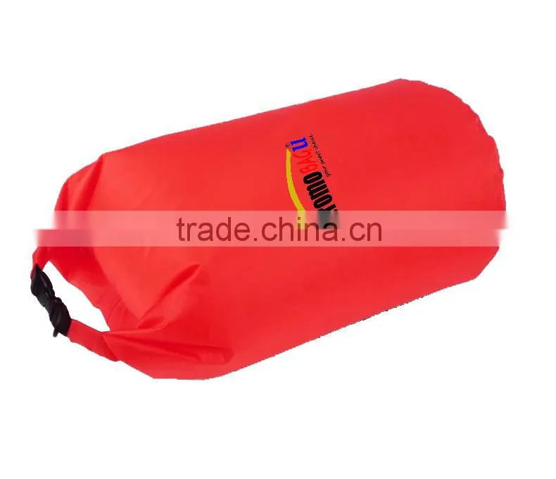 Red Waterproof beach tote bag