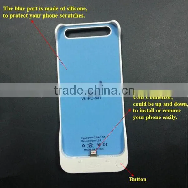 2015 New Published Ultra Slim Shockproof Charging Backup External Battery Case for iPhone 6