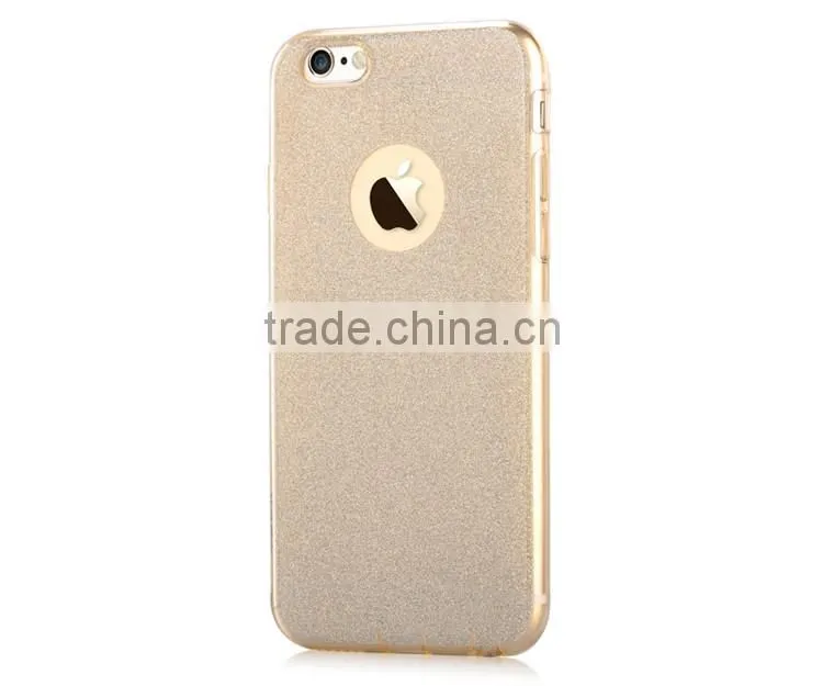 0.5mm Ultrathin Meteoric Soft TPU Case Flash Paper Back Cover Case for iPhone 6/6s Plus