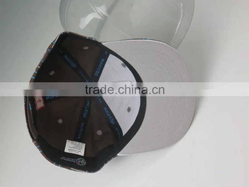 custom baby children kids flat brim Cap The Simpsons black and white snapback hat