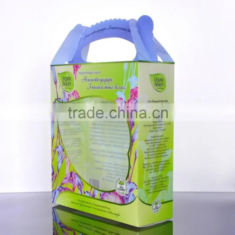 customized high quality plastic Material fashion clothes packing box