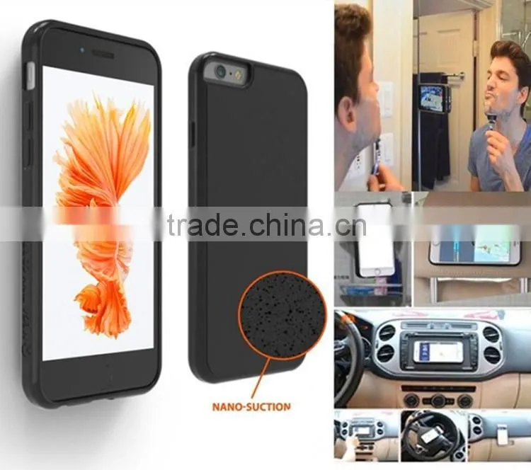 2016 Coming Selfie Stick Anti Gravity Phone Case Nano Magical Mobile Phone Cover For IPhone 5 6 6S Plus Samsung