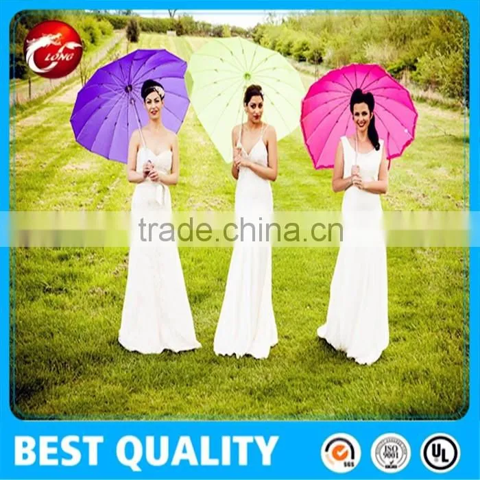 wedding decoration heart umbrella customized