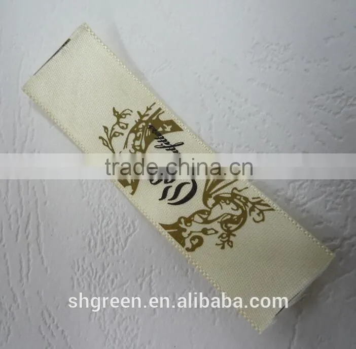 full color printing label for polo shirt