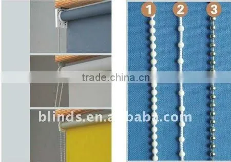 Green Color Polyester Sheer Blinds