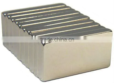 Cheap stock sintered ndfeb powerful permanent neodymium block magnet