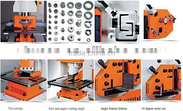 Q35Y-16 Dual cylinder Hydraulic Ironworker Machine