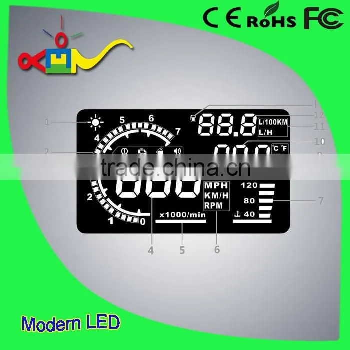 2016 new multi function head up display car