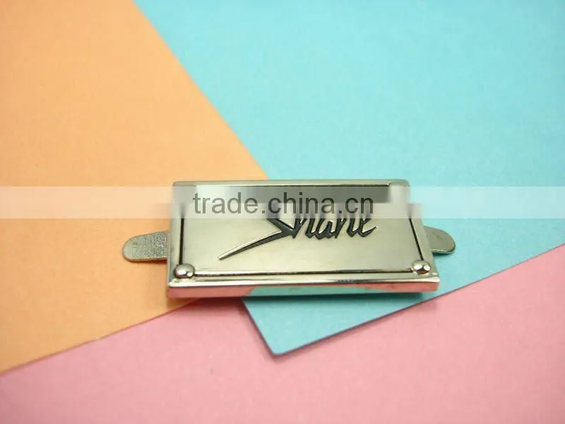 qifeng metal lables for shoes and bags q-2401