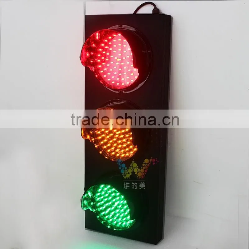 New customized metal housing 200mm mini traffic light led
