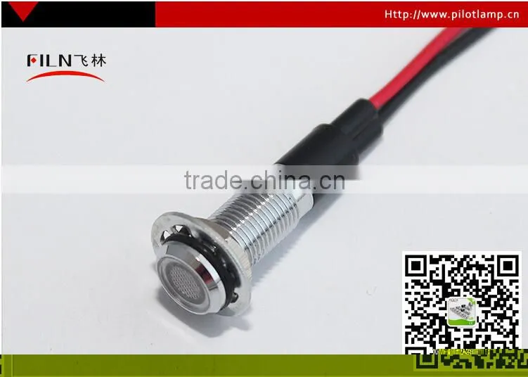 electric led down light 8mm LED lamp waterproof 12v railway indicator light