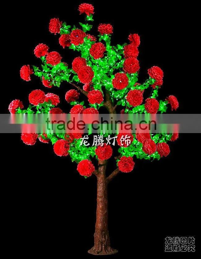 led landscape artificial tree with light