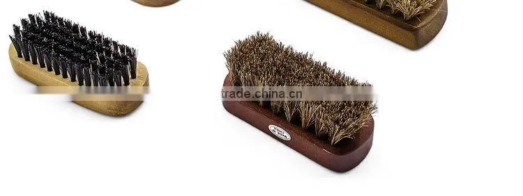 Woodcarving wooden horse hair shoe polish brush