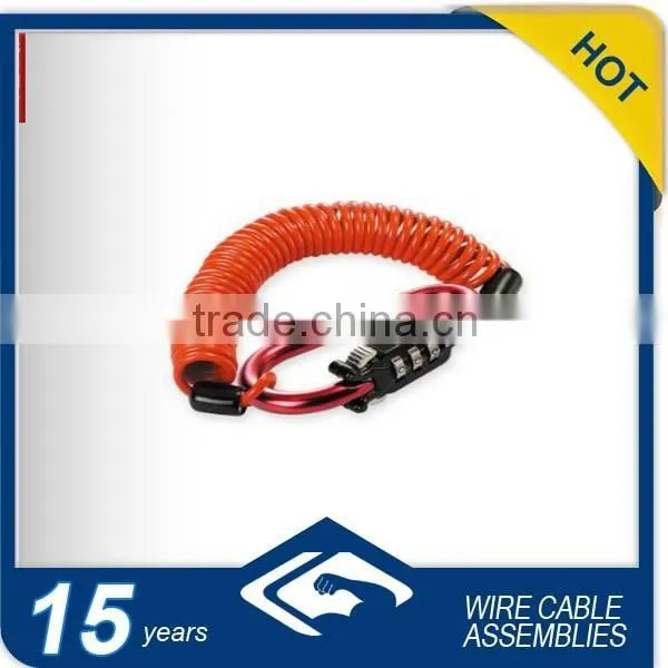 high quality security lock coil cable