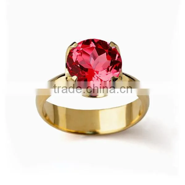 China supplier, Mens ring with amethyst, 316L stainless steel amethyst ring with gold plated