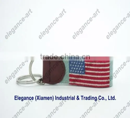 High quality new Needlepoint Key Fobs