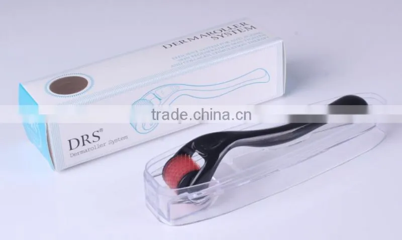 Fast delivery and good price Titanium derma roller/ microneedle roller with 0.2mm-3.0mm size -L012
