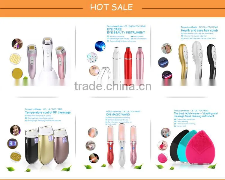 Ion eye wrinkle remover pen anti wrinkle remover vibrator facial massager acne treatment