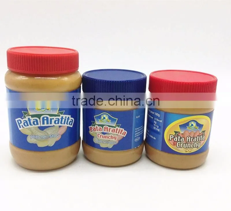 Chinese NON GMO peanut butter packed in bottle