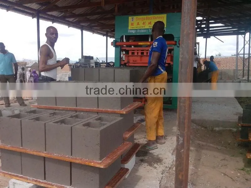 Shengya Block Makig Machinery QT5-20 Automatic Block Machine Price in Africa