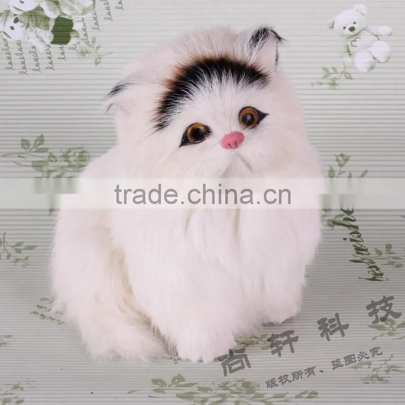 cute plush plastic farm animal baby toys,resin nude animated figure toy cat