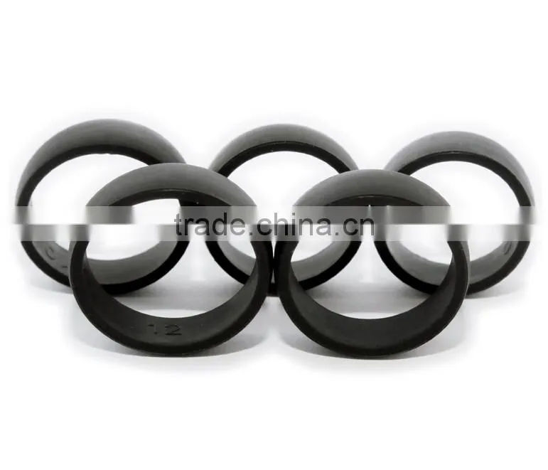 5 Silicone Wedding Rings Men's Sizes 8,9,10,11,12. Silicone Wedding Band Made of Medical Grade Silicone