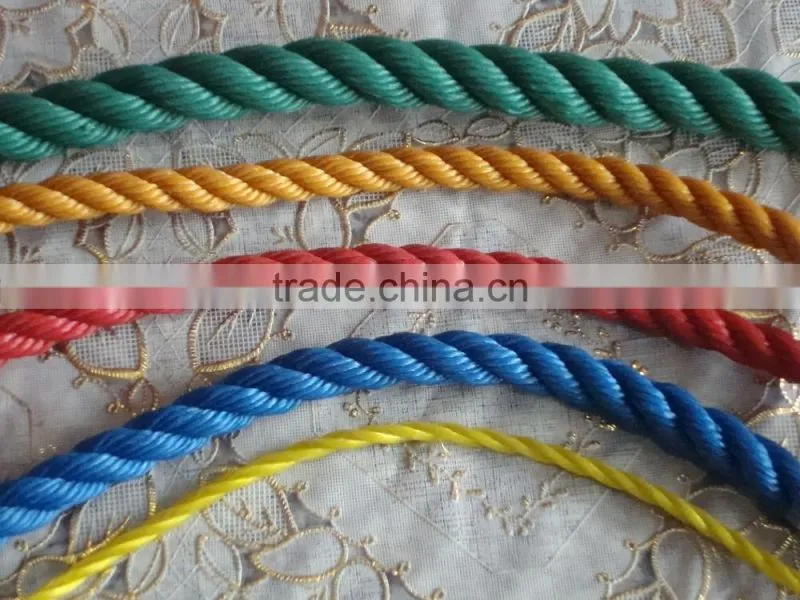 1.6mm twisted pe and pp rope twine sisal rope