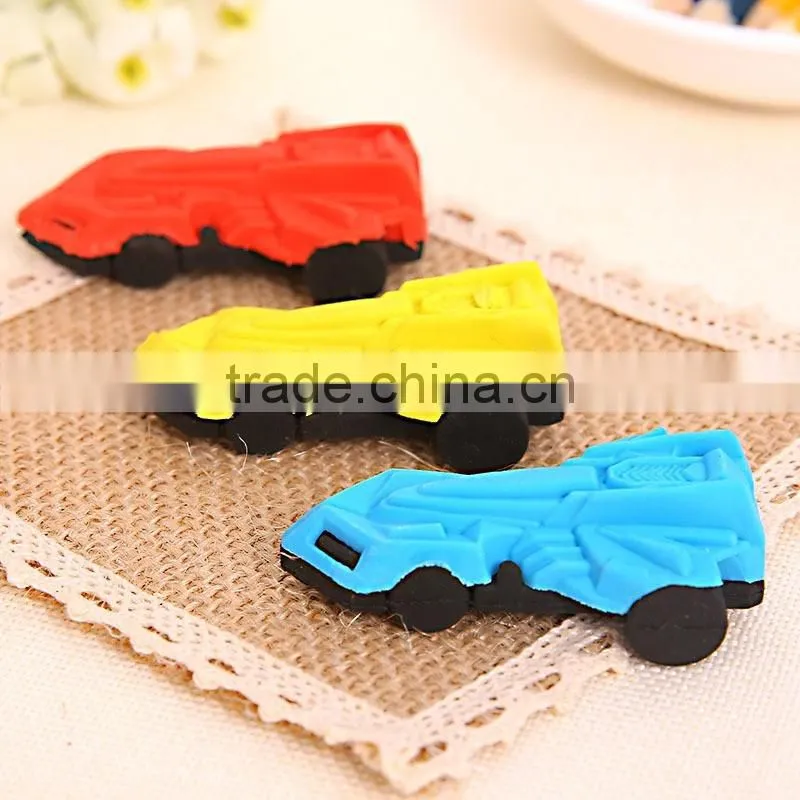 school office supply reward 4x simulated cartoon car eraser