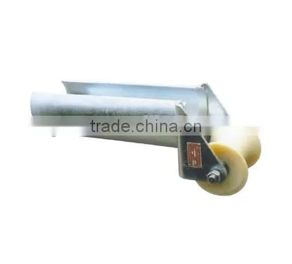D Series cable entrance protection ground roller with single nylon roller