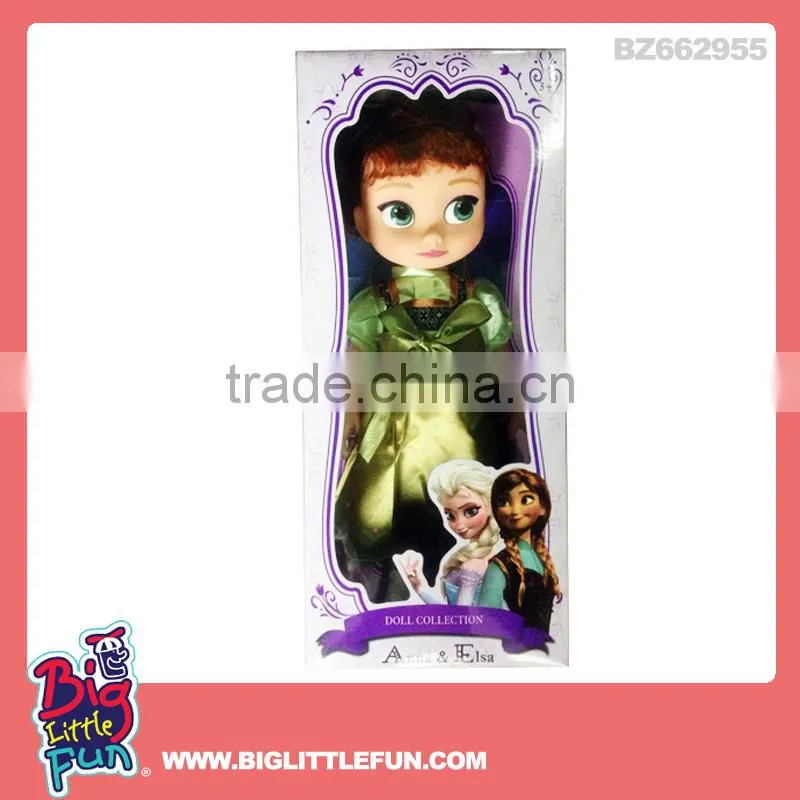 16 inch kids cartoon character princess doll toy