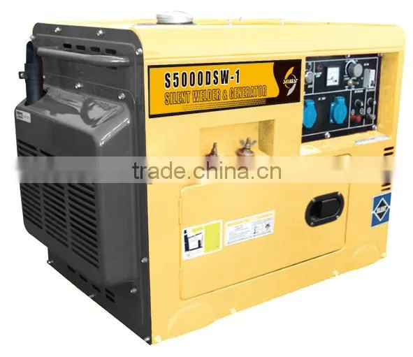 5KW electric Slient diesel welder generator buying from factories China