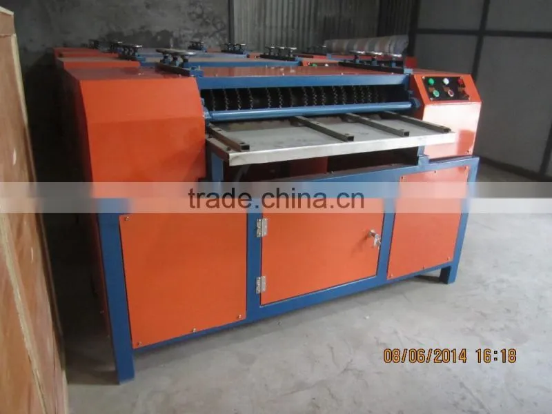 3T/DAY waste radiator recycling copper wire stripper machine for copper pipe and aluminum separating BS-1200P