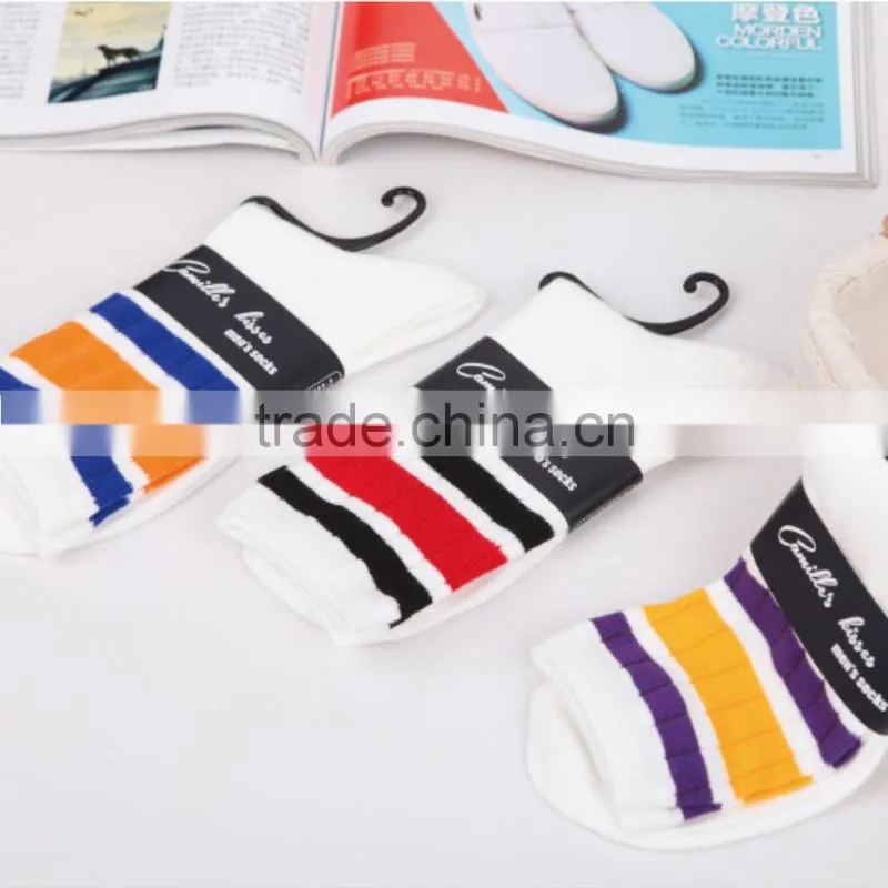 China custom man sock manufacturer,cotton skateboard sock