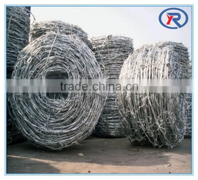 china Galvanized Barbed wire fencing
