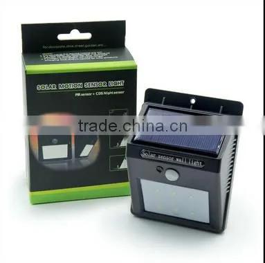 108 LED super brightness solar trackiing light, solar pir sensor light, solar motion sensor ligth