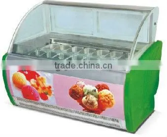 Hot sales Ice Cream Display Showcase Freezer(ZQ-12)