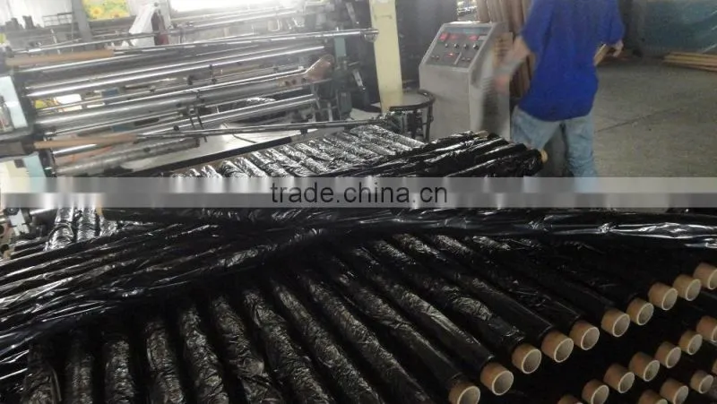 PE agricultural black plastic films on roll