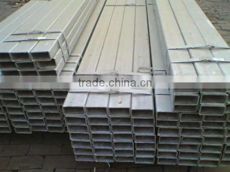 HDG rectangular steel tube for pool gate post