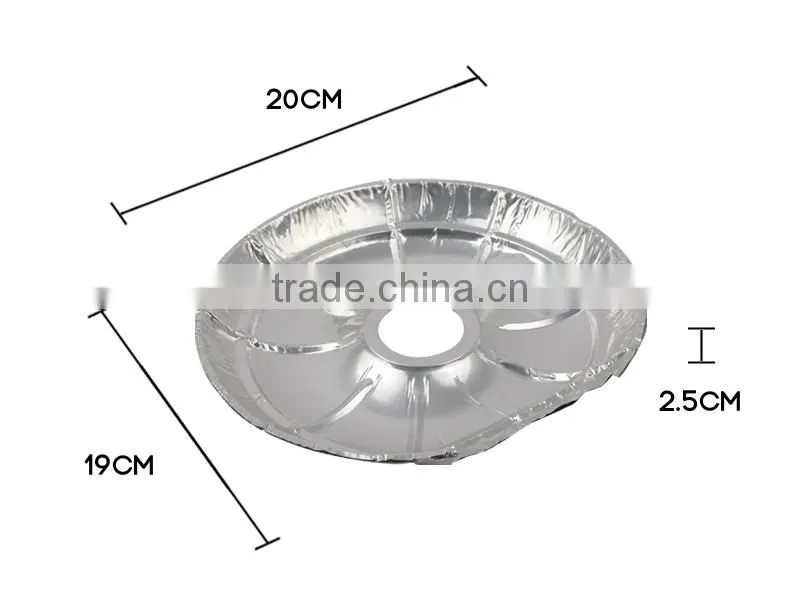 New bbq one-off round grill pan aluminum foil pan disposable pan paper plate