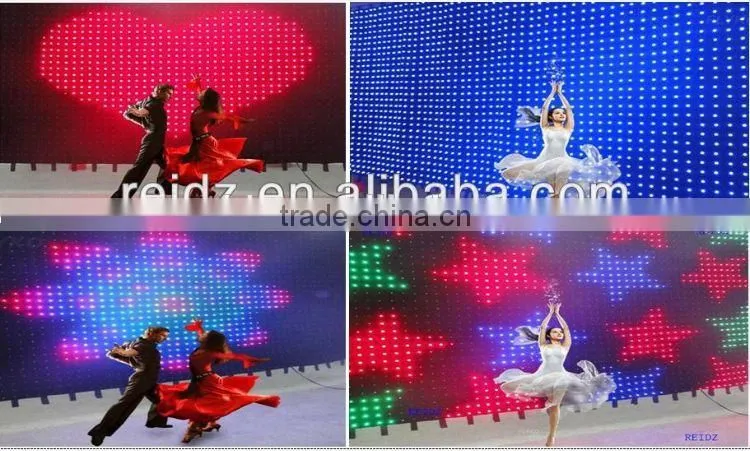 CE RoHS flexible fabric indoor p10 indoor led display big xxx video screen