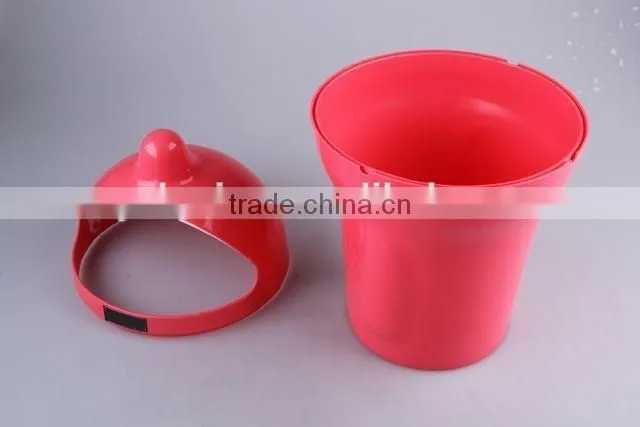 Dolphin Design Plastic Trash Can Household Garbage Can/Rubbish Bin