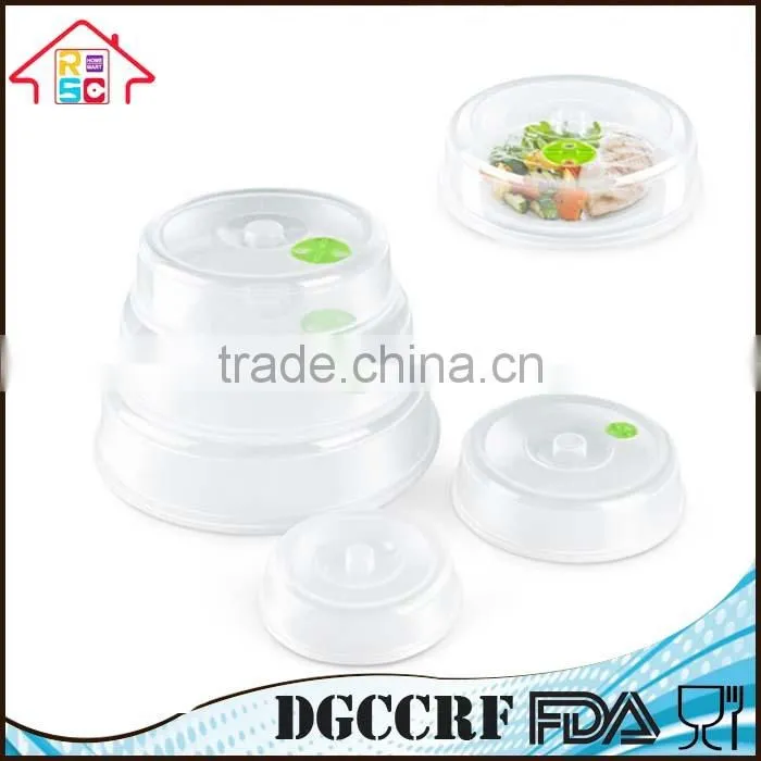 Food Grade Microwave Food Cover Lid For Dish And Plate
